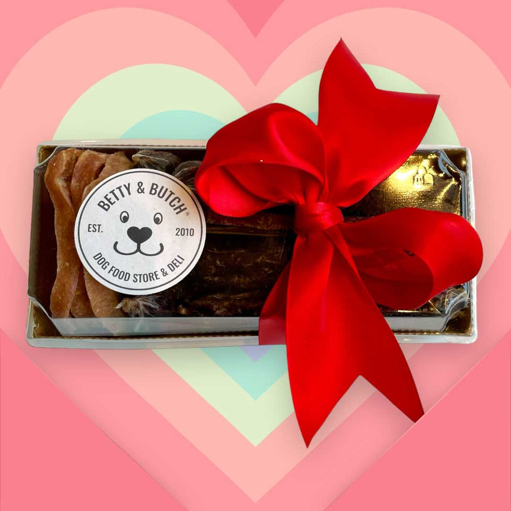 valentine dog treats and gifts