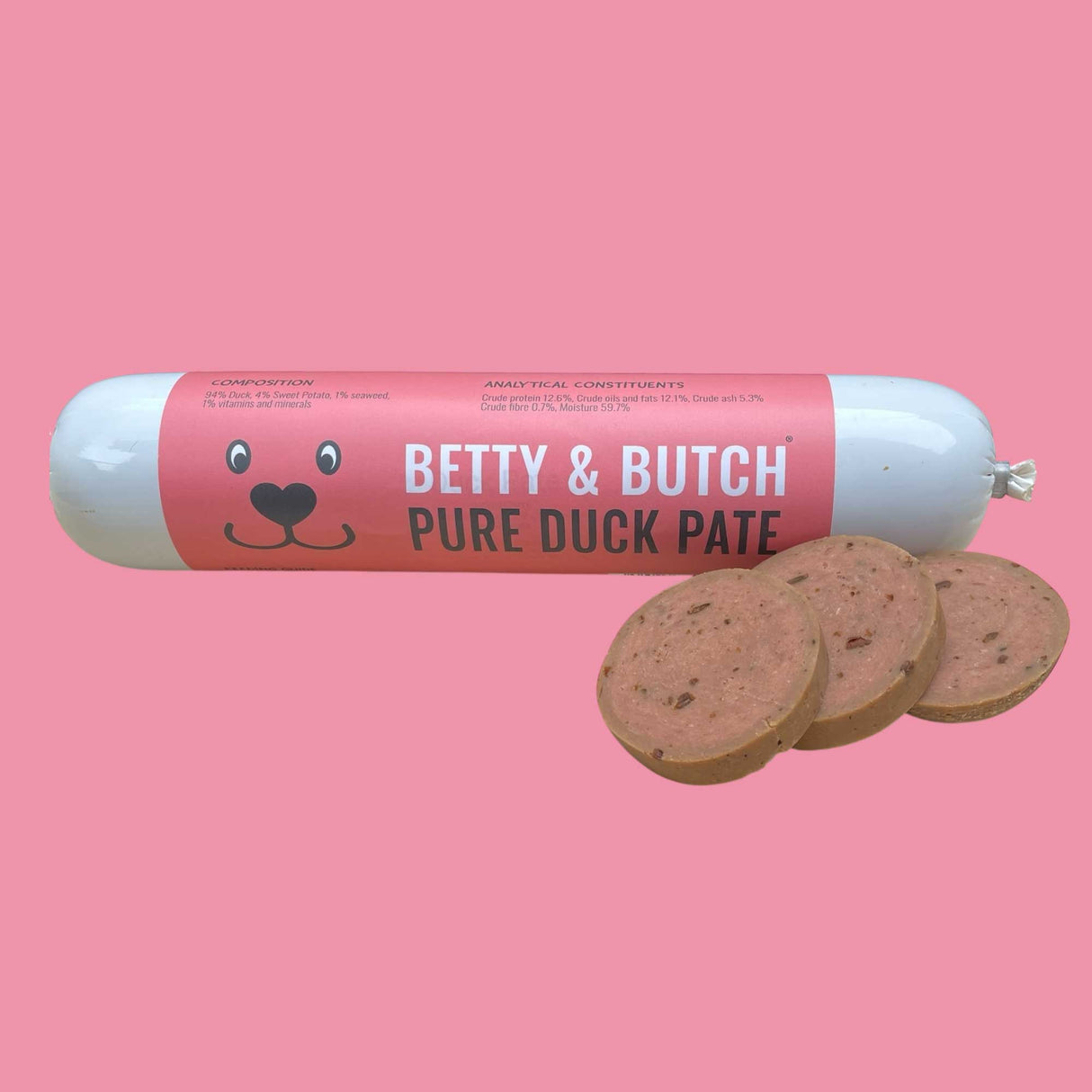 Pure Duck Pâté for Dogs - Betty & Butch 400g
