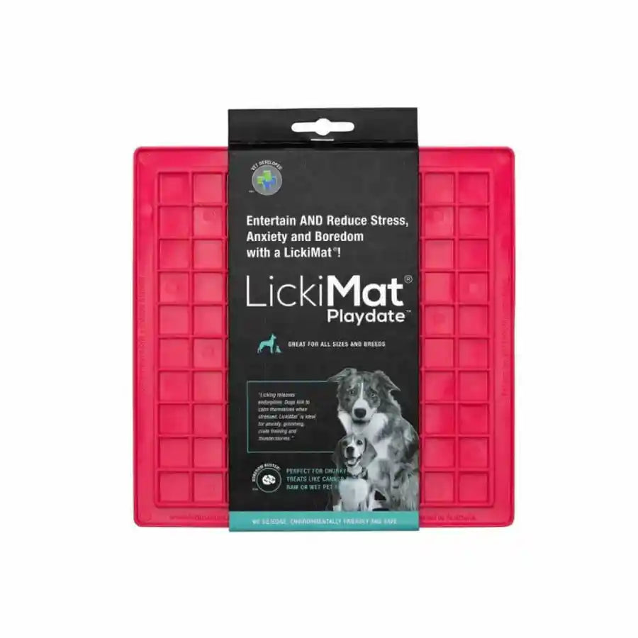 LickiMat Playdate Chew-Resistant Square Dog Mat for Fun and Anxiety - BETTY & BUTCH®