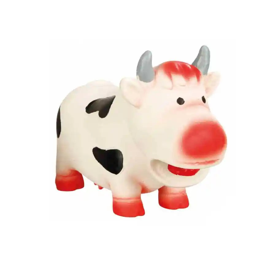 Durable Latex Cow Dog Toy for Fetch and Play with Original Moo Sounds - BETTY & BUTCH®