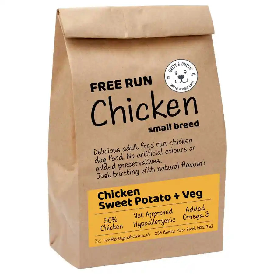 Grain-Free Natural Chicken Healthy Small Breed Dog Food - BETTY & BUTCH®
