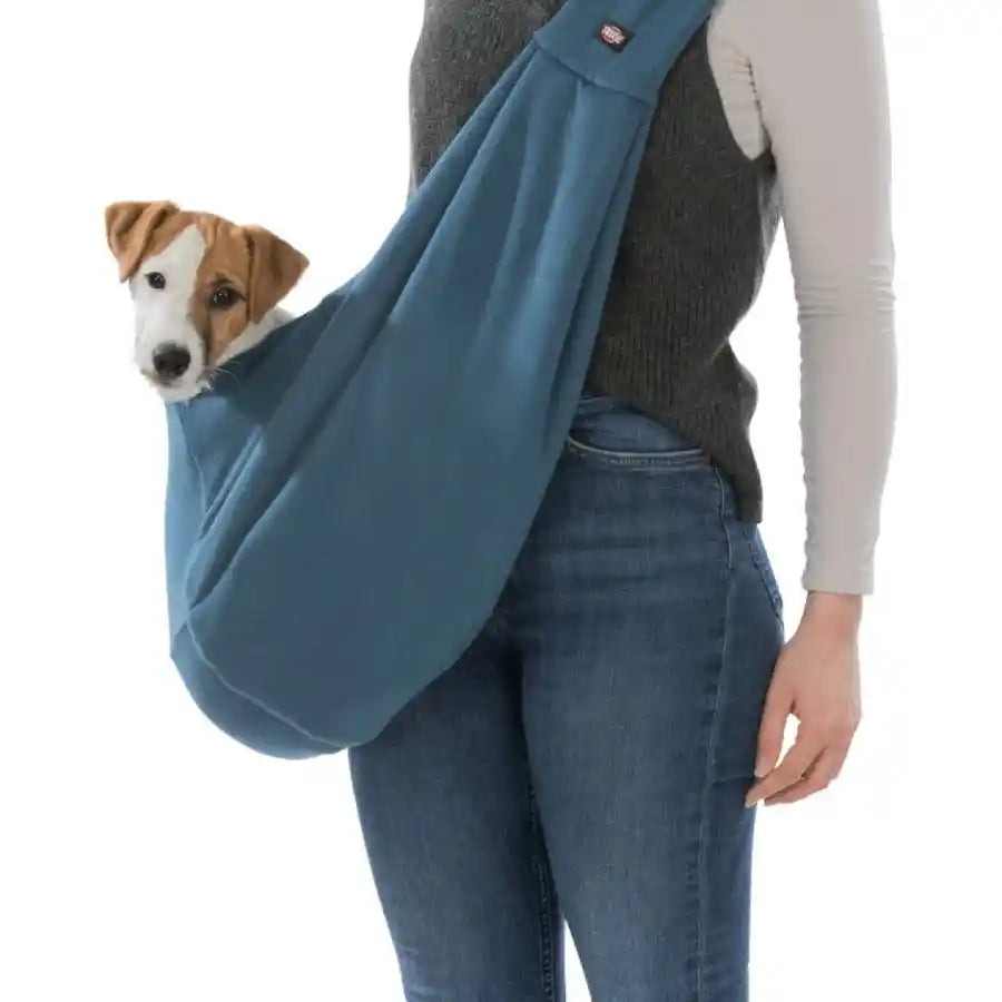 Blue Junior Front Body Carrier Sling for Small Dogs and Puppies - BETTY & BUTCH®