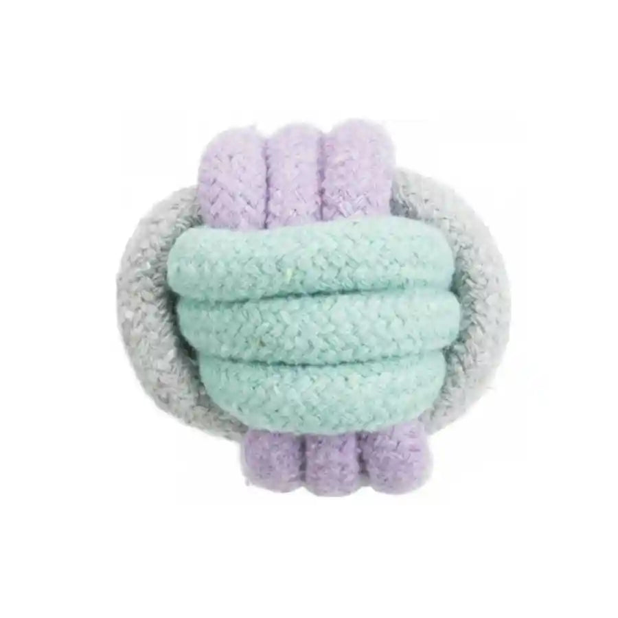 Junior Pastel Rope Knotted Ball - Soft Play for Small Dogs and Puppies - BETTY & BUTCH®