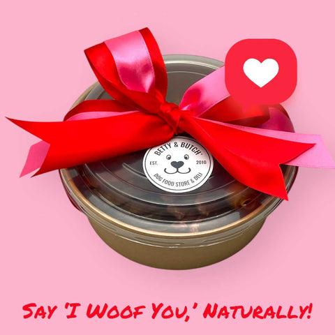 a valentines day gift for natural treats for your dog