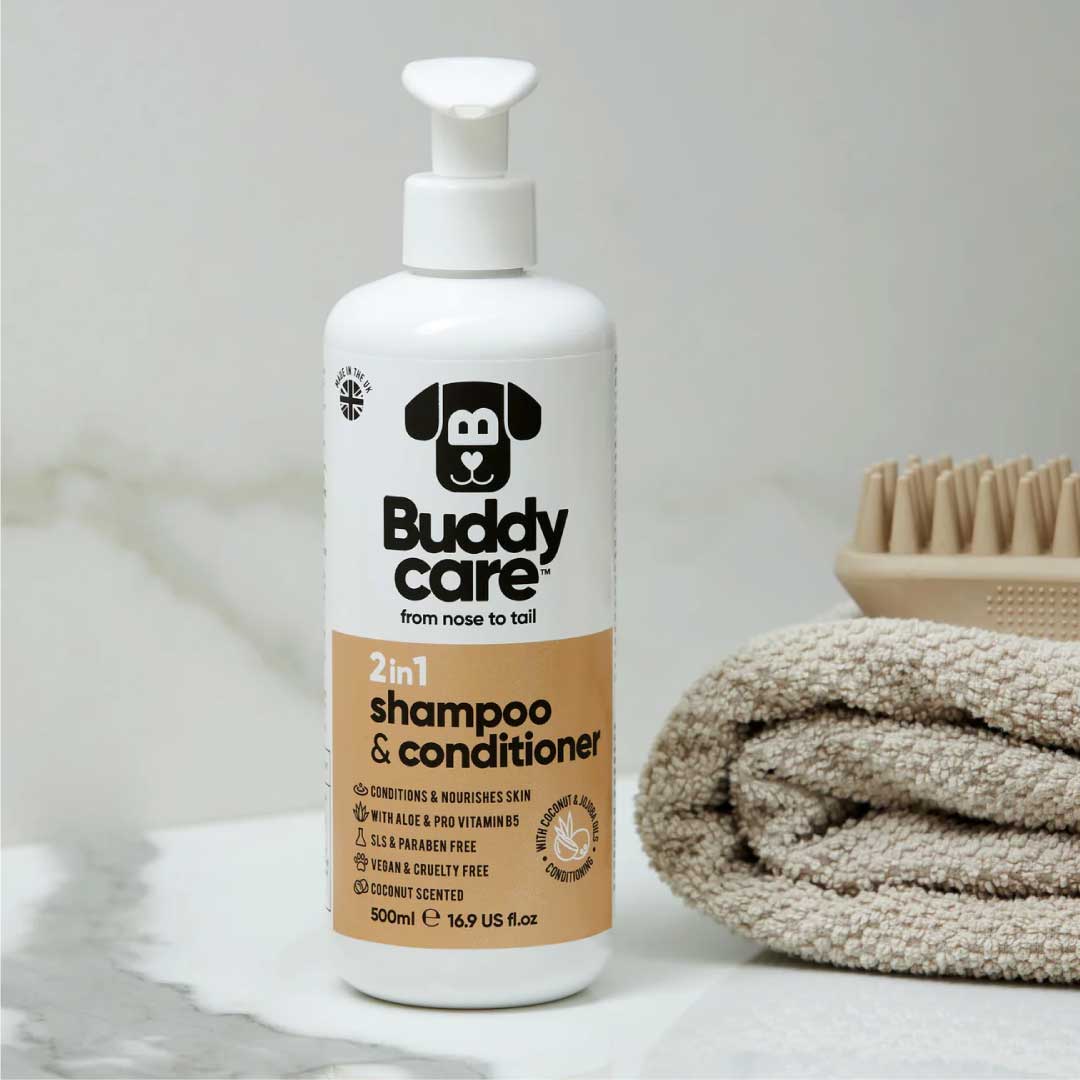 2 in 1 Dog Shampoo & Conditioner Coconut Scent - BuddyCare