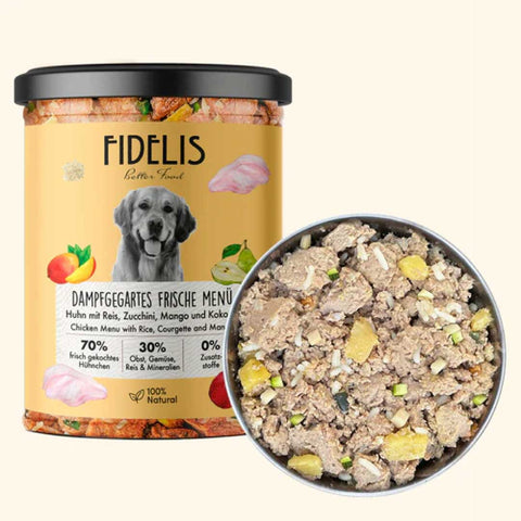 Fidelis Gently Cooked Chicken with Rice, Mango & Pear