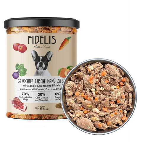 Fidelis Gently Cooked Goat with Cassava, Beet & Thyme