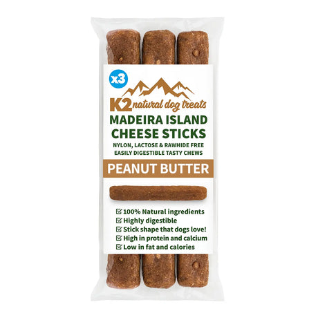 Beef flavour pack of K2 Cheese Sticks. High in protein, low in fat, made with 100% natural ingredients.