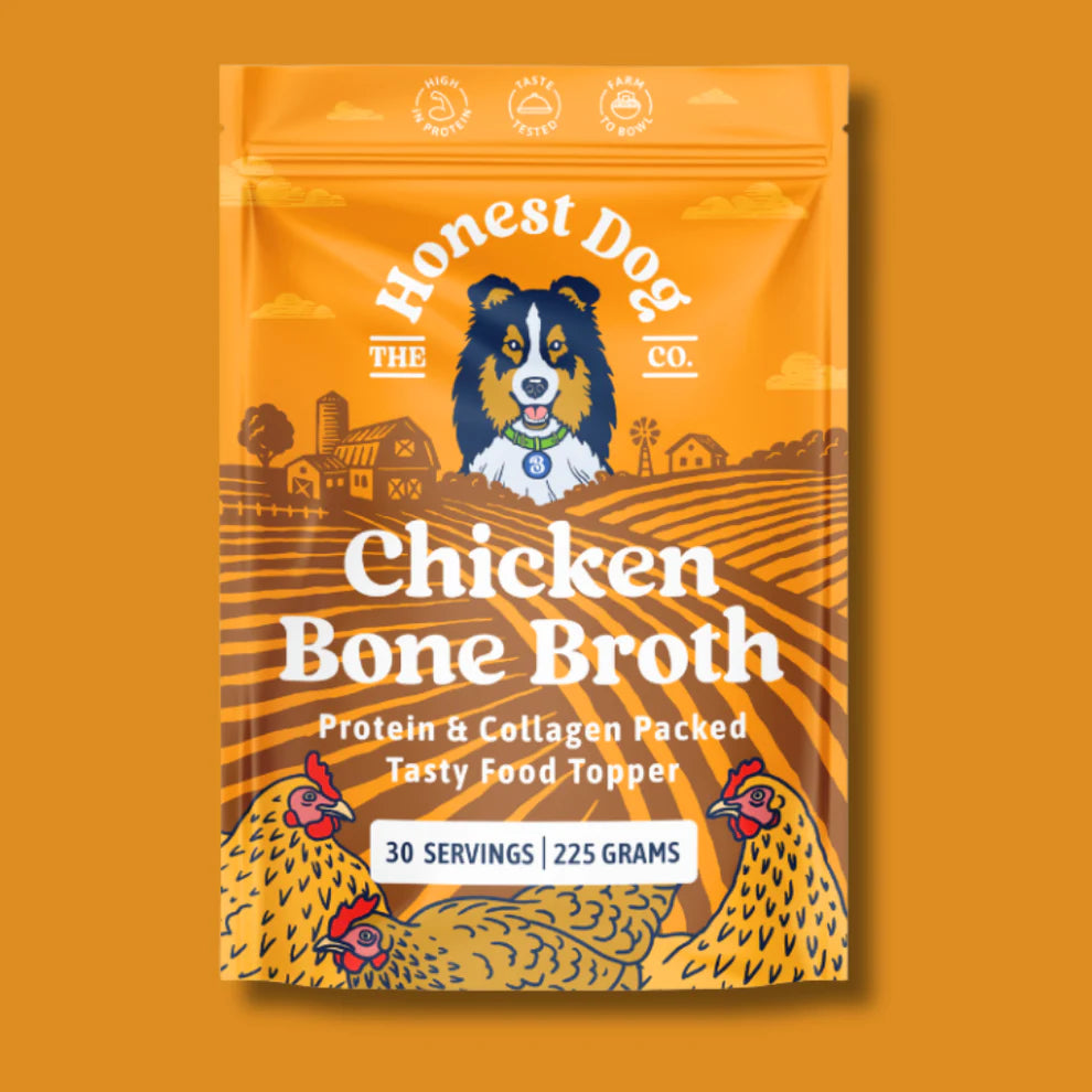 Bone Broth for Dogs | Dog Gravy Food Topper for Picky Eaters