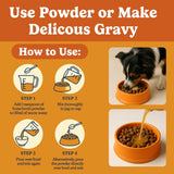 Bone Broth for Dogs | Dog Gravy Food Topper for Picky Eaters