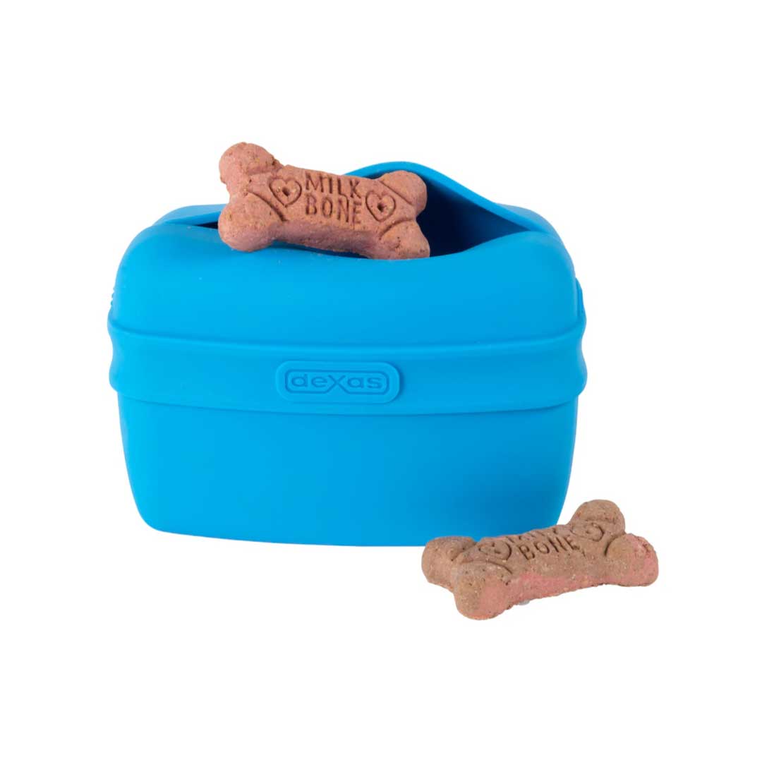 Blue shop dog treat
