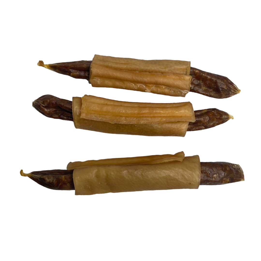 Dog deals treat sausage