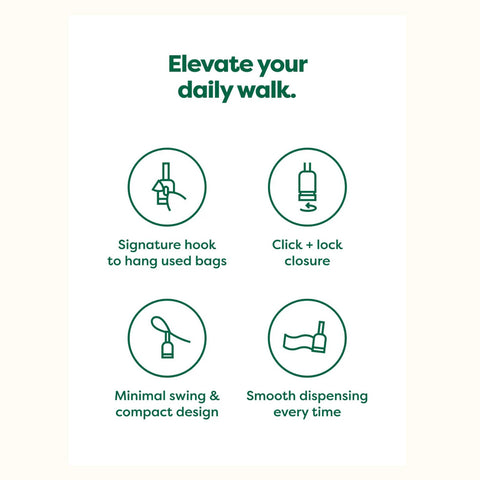 Earth Rated Poo Bag Dispenser With Free Roll