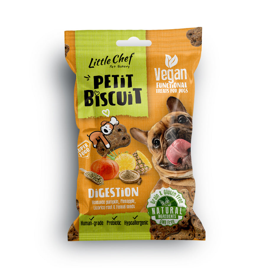 Vegan Natural Functional Treat for Dogs – Grain Free - Digestion