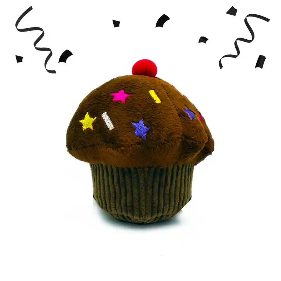 Cupcake clearance dog toy