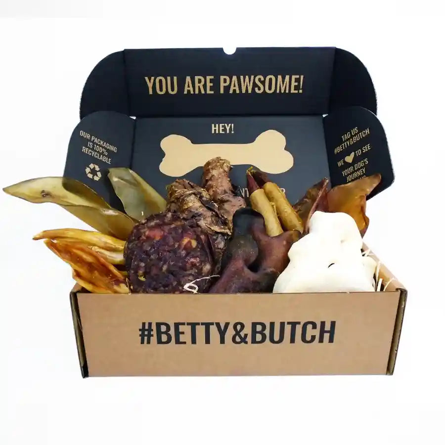 Deuces Dog Deli Treat Box - Two by Two of Our Best Selling Treats - BETTY & BUTCH®