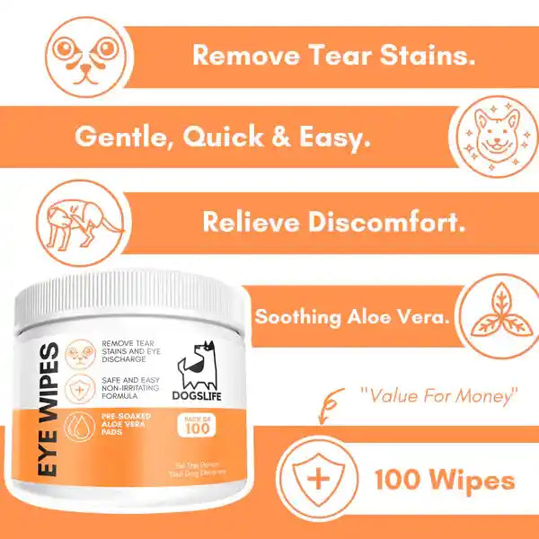 Dogslife Eye Cleaning Wipes