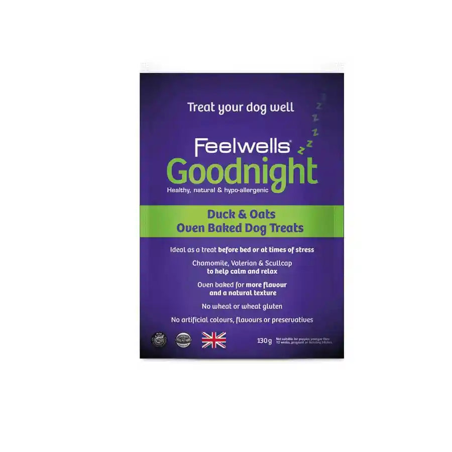 Feelwells Goodnight Duck Oven Baked Dog Treats - Chamomile and Valerian - BETTY & BUTCH®