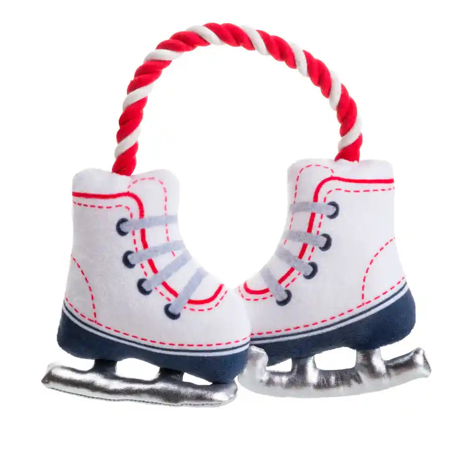 Ice Skates on Rope Dog Toy - BETTY & BUTCH®