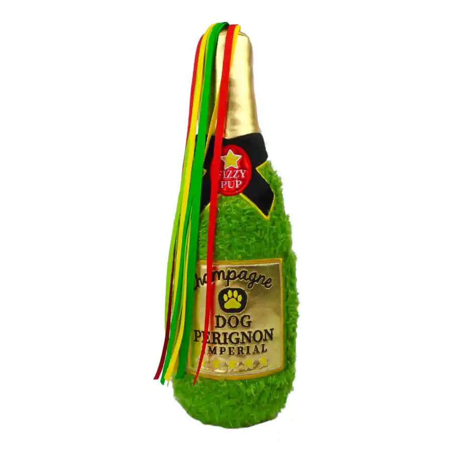 Champagne Bottle Party Christmas Dog Toy - BETTY & BUTCH®