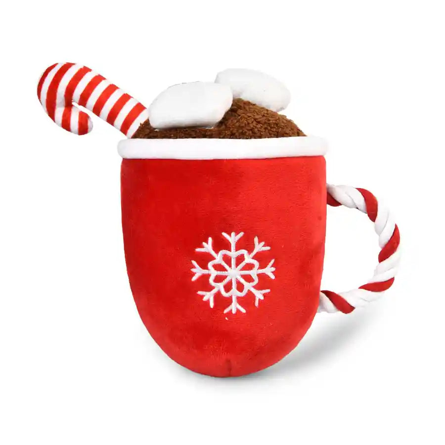 Festive Hot Chocolate Mug Dog Toy - BETTY & BUTCH®