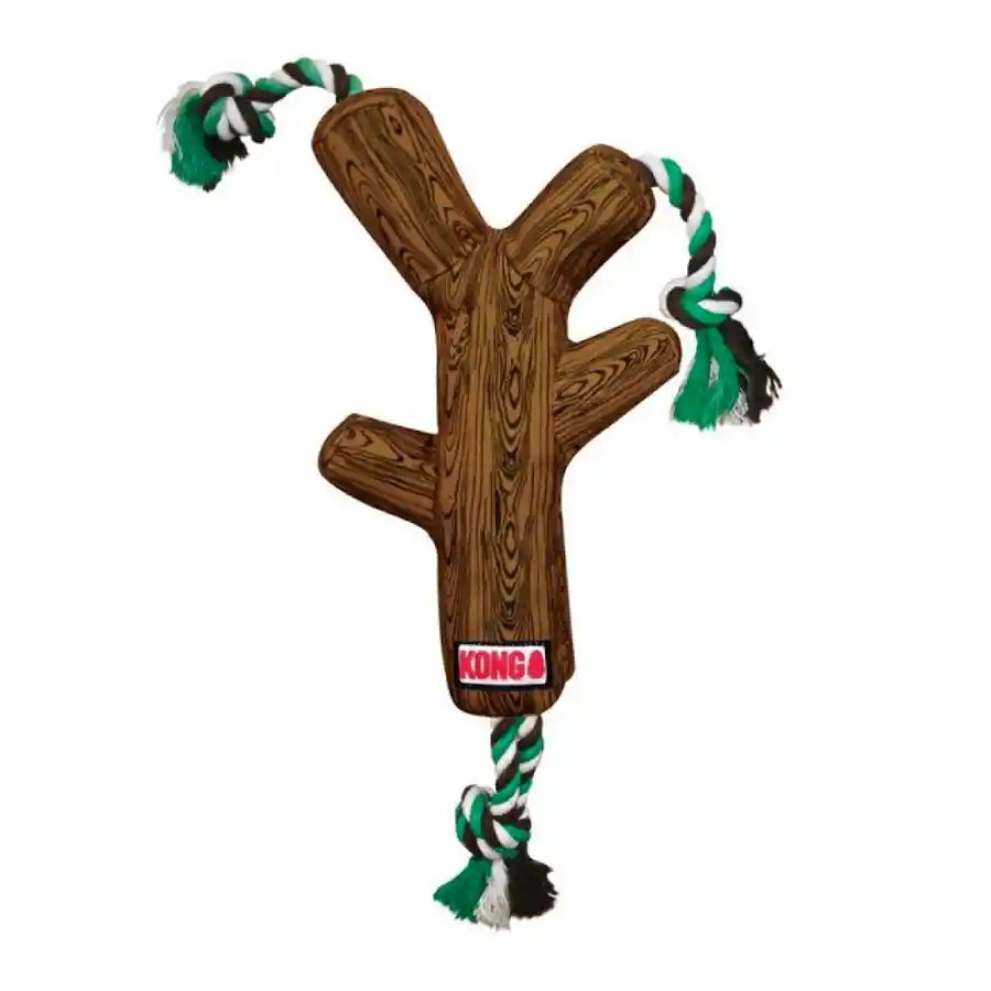 KONG® FetchStix with Rope Enrichment Toy - Tugging & Fetching Fun! - BETTY & BUTCH®