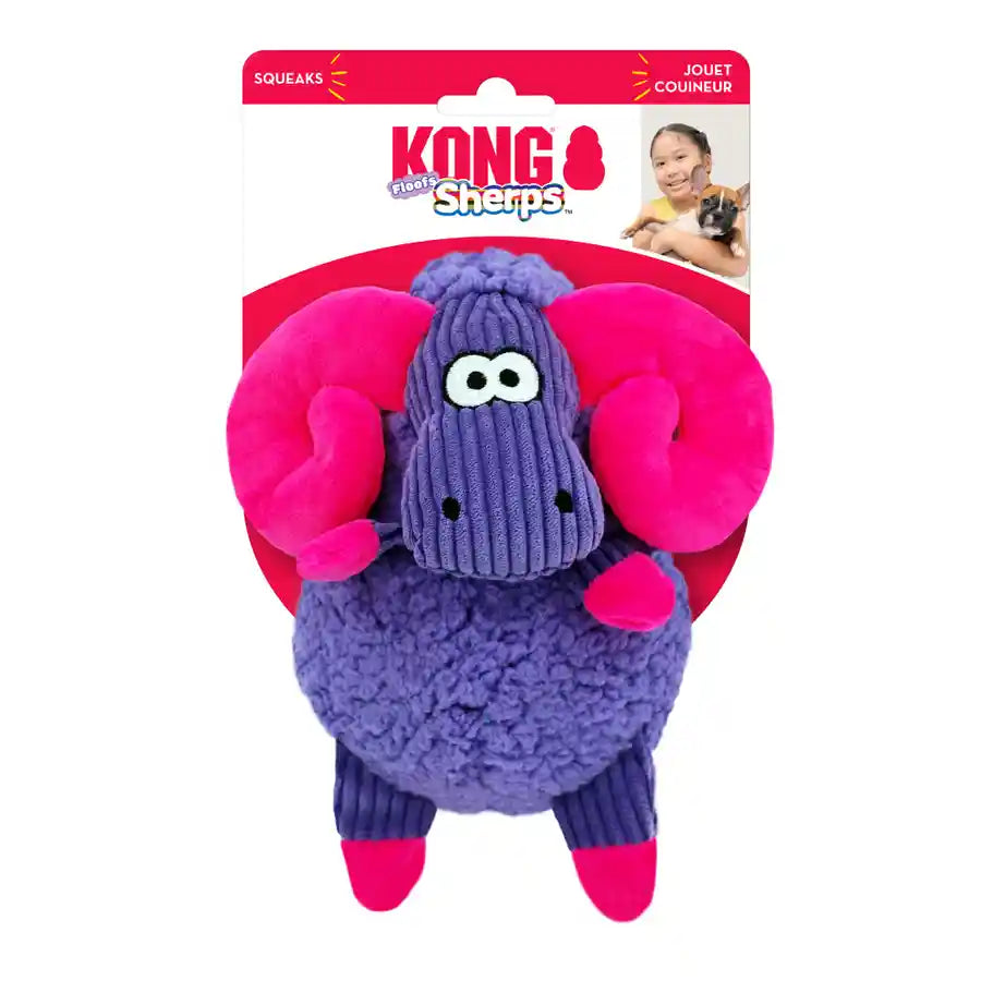 KONG® Sherps™ Floofs Big Horn - Crackles and squeaks! - BETTY & BUTCH®