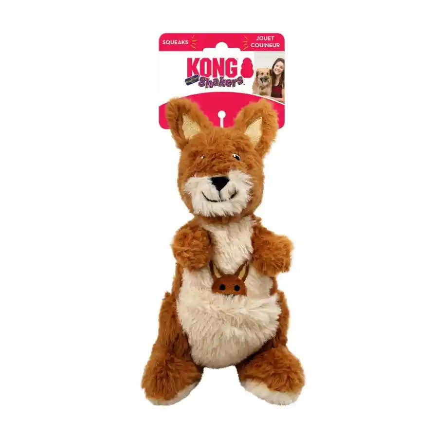 The KONG™ Shakers Kangaroo Engagement Toy for Dogs - Extra Squeak! - BETTY & BUTCH®