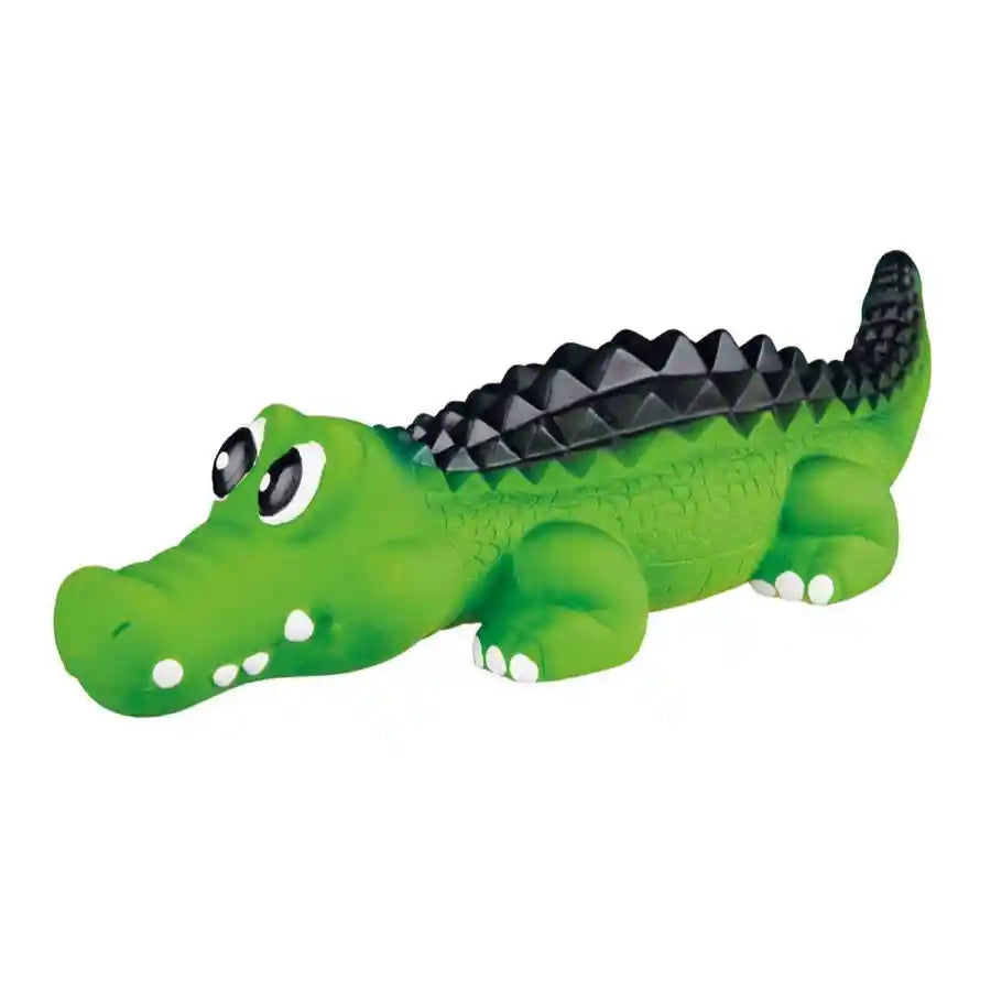 Durable Latex Multi-textured Crocodile Toy for Dogs - Extra Squeak! - BETTY & BUTCH®
