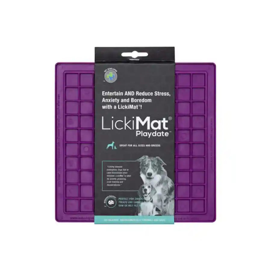 LickiMat Playdate Chew-Resistant Square Dog Mat for Fun and Anxiety - BETTY & BUTCH®