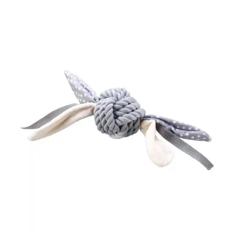 Heritage Durable Rabbit Rope Ball Dog Toy for Tough Play