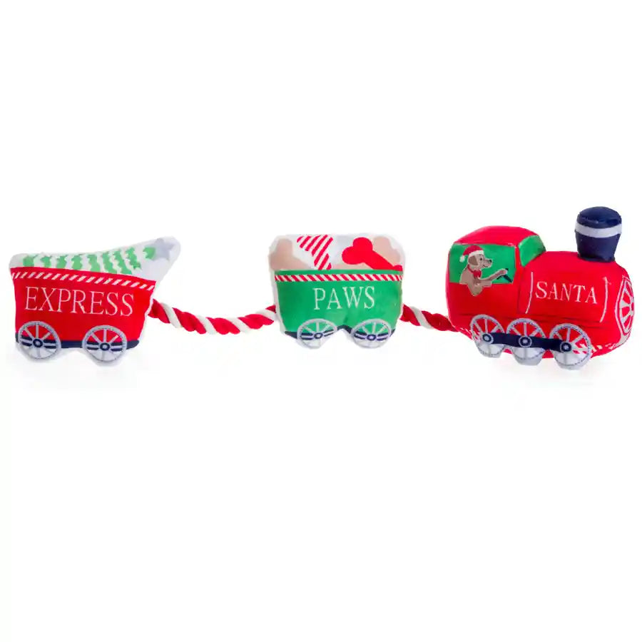 Santa Paws Express Rope Christmas Dog Toy - BETTY & BUTCH®