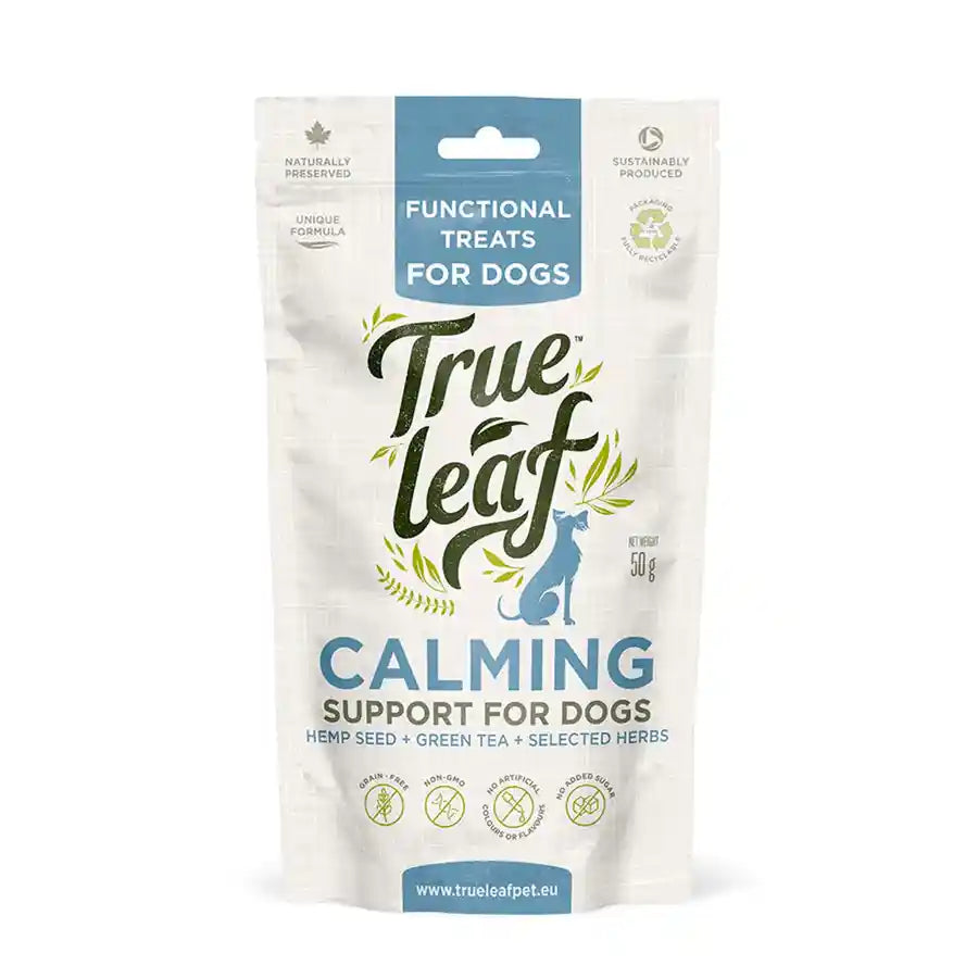 True Leaf Calming Dog Treats - Grain-free, Hemp Seed plus Green Tea - BETTY & BUTCH®
