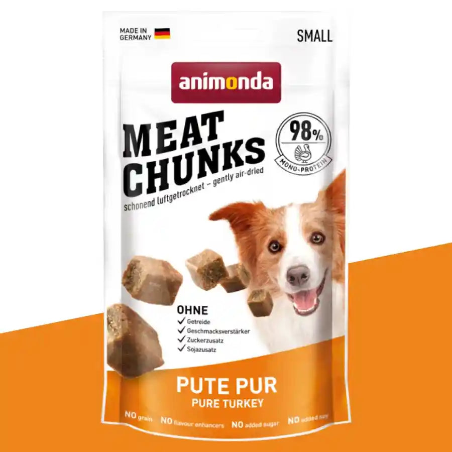 Pure Turkey Meat Chunks Dog Treats - BETTY & BUTCH®