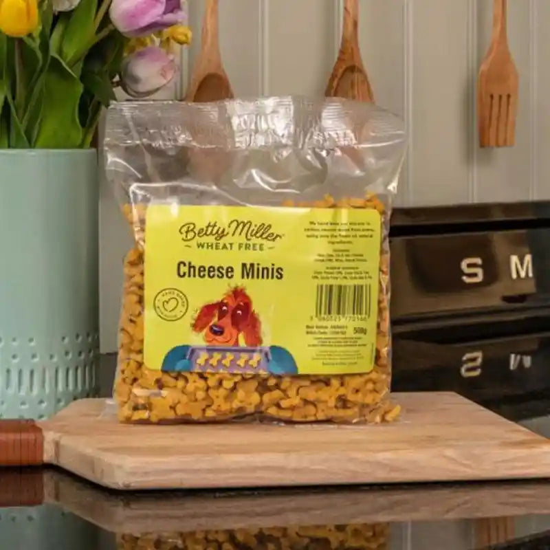 Betty Miller Cheese Minis Dog Treats - Wheat-free - BETTY & BUTCH®