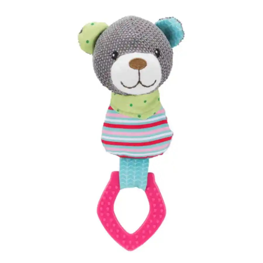 Puppy's First Teddy Bear Mutli-textured Ring Toy for Teething Dogs - BETTY & BUTCH®