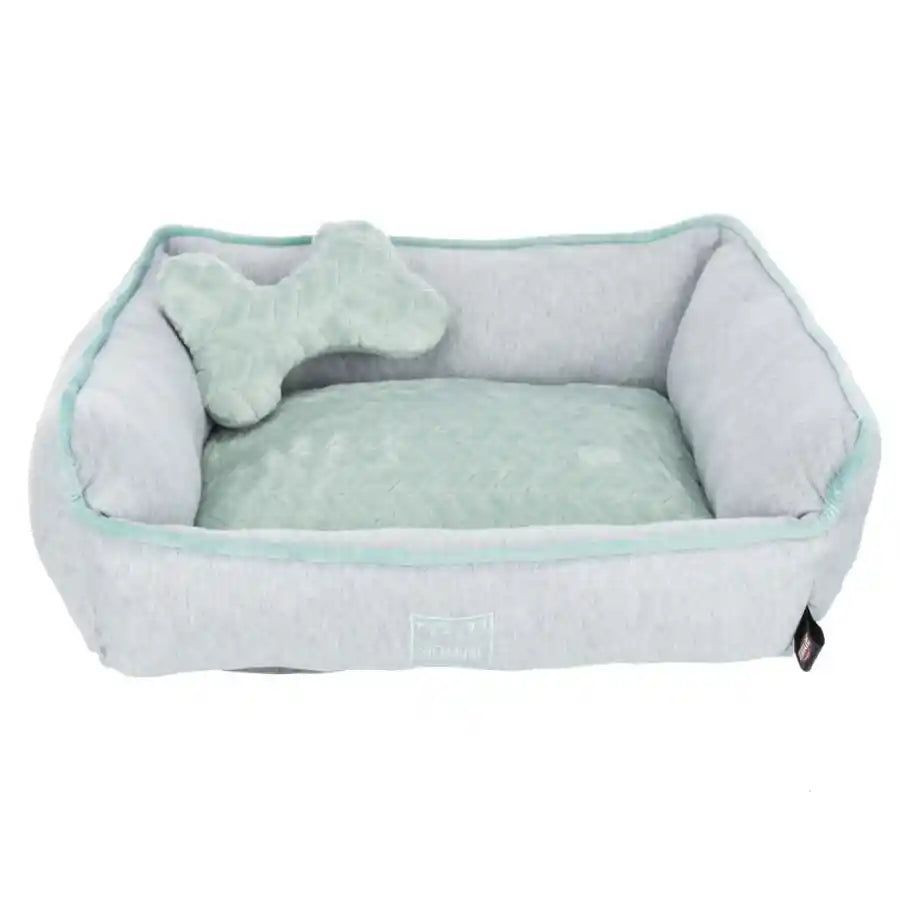 Welcome Home Puppy's First Fleece-fill Bed with Bone-shaped Cushion - BETTY & BUTCH®