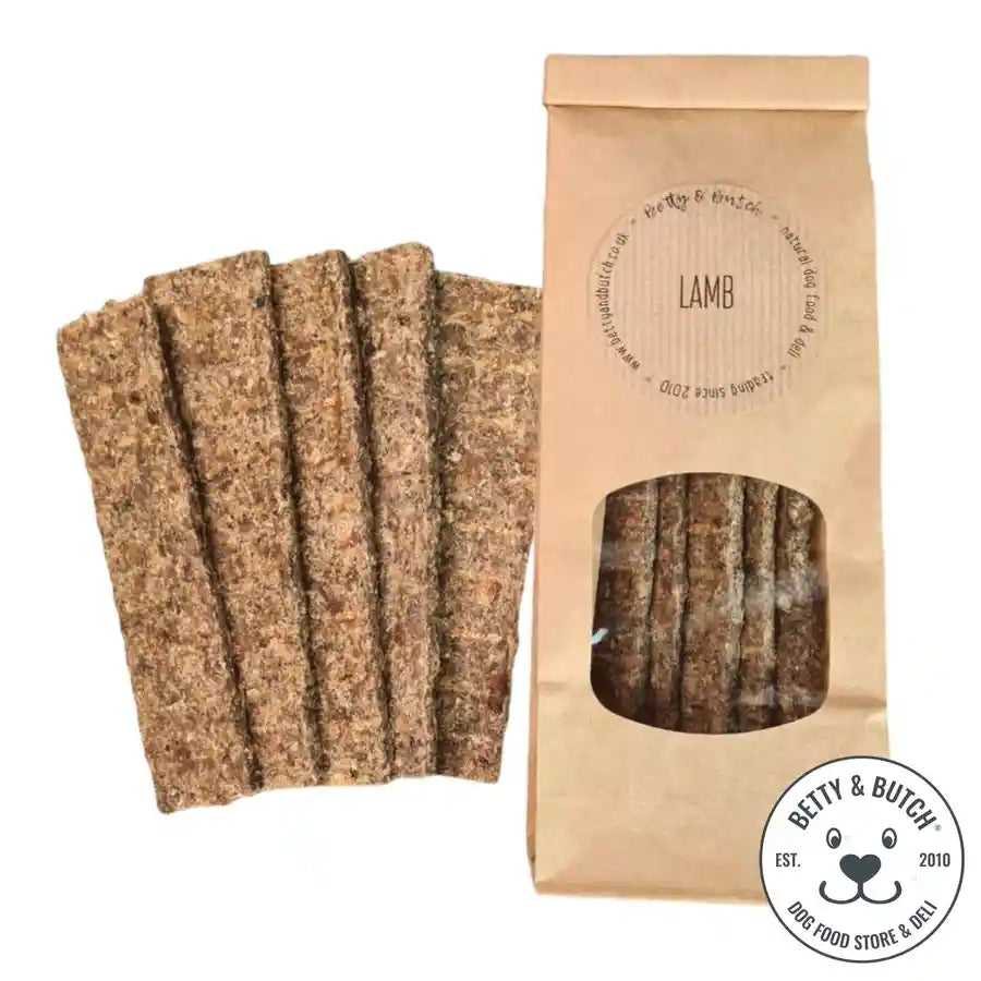 Luscious Lamb Dog Deli Strips - 100% Quality Lamb Meat - BETTY & BUTCH®